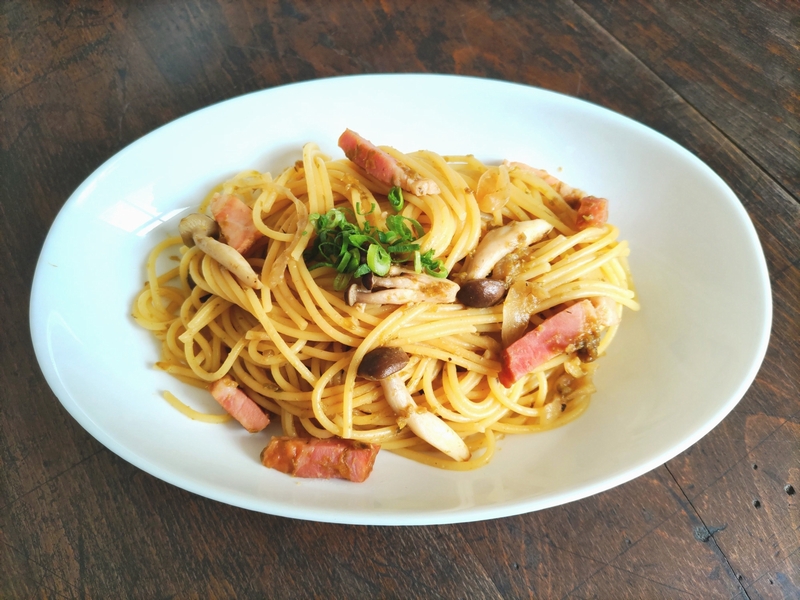 ふきのとうみそパスタ